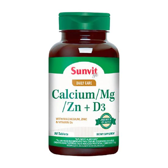 Calcio Magnesio Zinc + Vitamina D3 90 Tabs