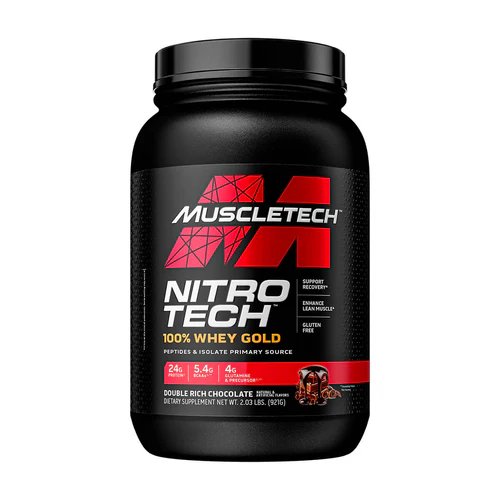 Nitro Tech Gold, Muscletech Whey Protein 2lb