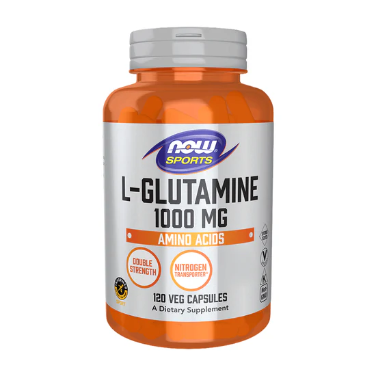 L-Glutamine 1000mg 120 Veg Caps, Now