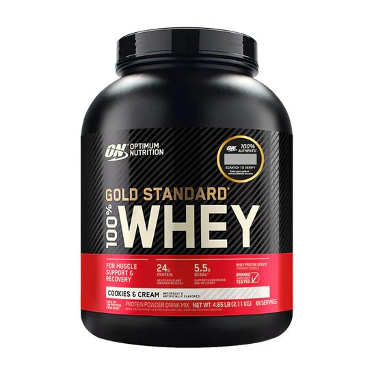 Gold Standard, Optimum Whey Protein 4.65lb