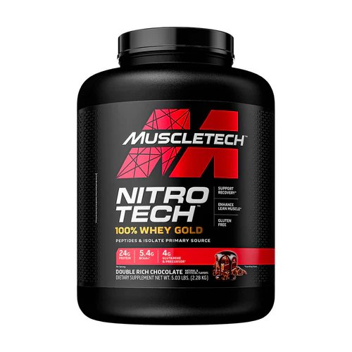 Nitro Tech Gold, Muscletech Whey Protein 5lb