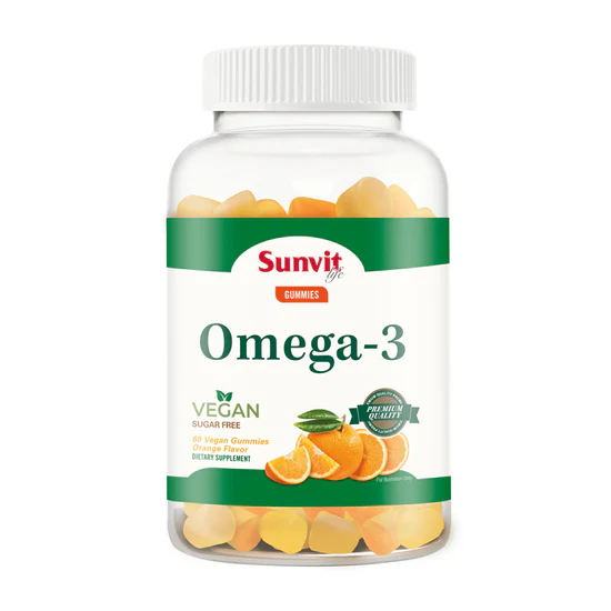 Omega 3 Vegano En Gomitas Sabor Naranja