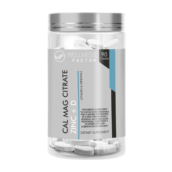 Calcio, Magnesio, Citrato Zinc + Vit D 90 Tabs