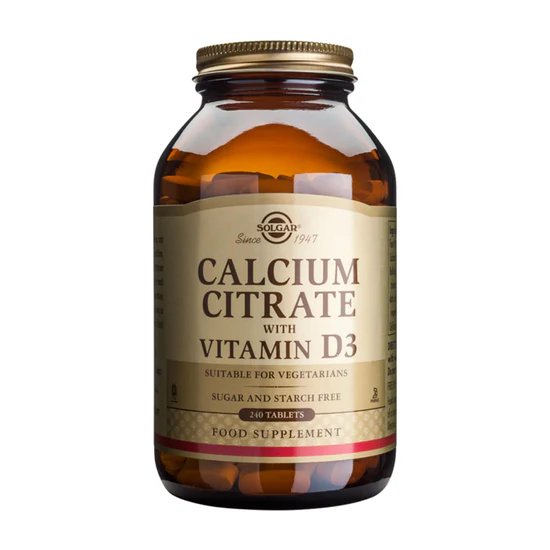 Citrato De Calcio + Vitamina D3 240 Tabs
