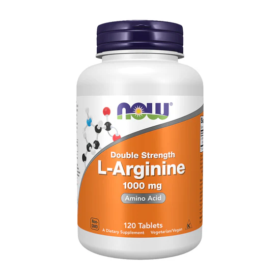 L-Arginine 1000mg 120 Tabs, Now