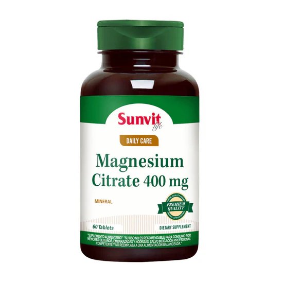 Magnesium Citrate 400mg 60 Tabs