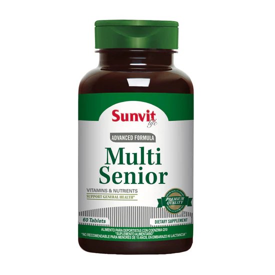 Multi Senior, Multivitamínico 60 Tabs