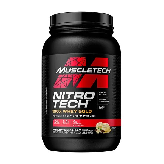Nitro Tech Gold, Muscletech Whey Protein 2lb