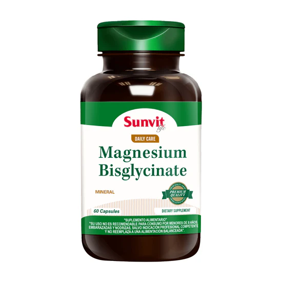 Magnesium Bisglycinate 60Caps, Sunvit Life