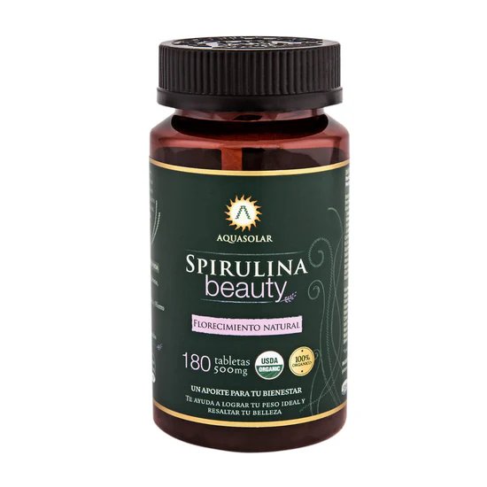 Spirulina 500mg Beauty 180 Tabs