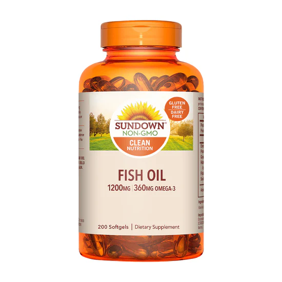 Extra Strength Fish Oil Omega 3 1200mg 200 Soft