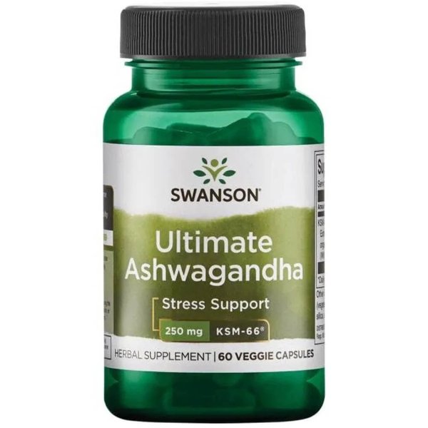 Ashwagandha Ksm-66 250mg 60 Veggie Caps