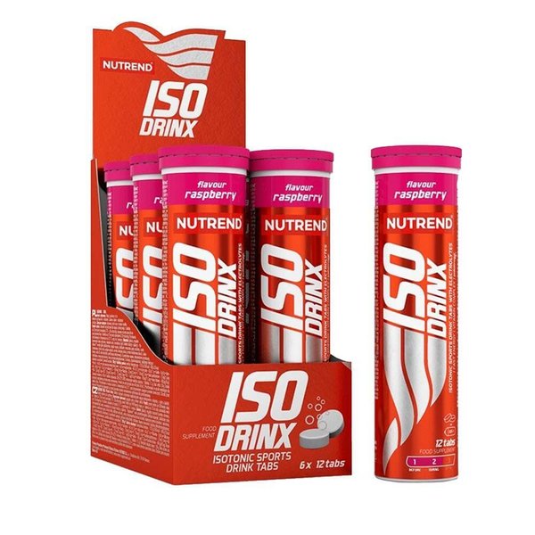 Caja Iso Drinx 6 Tubos 12Tabletas Electrolitos Nutrend