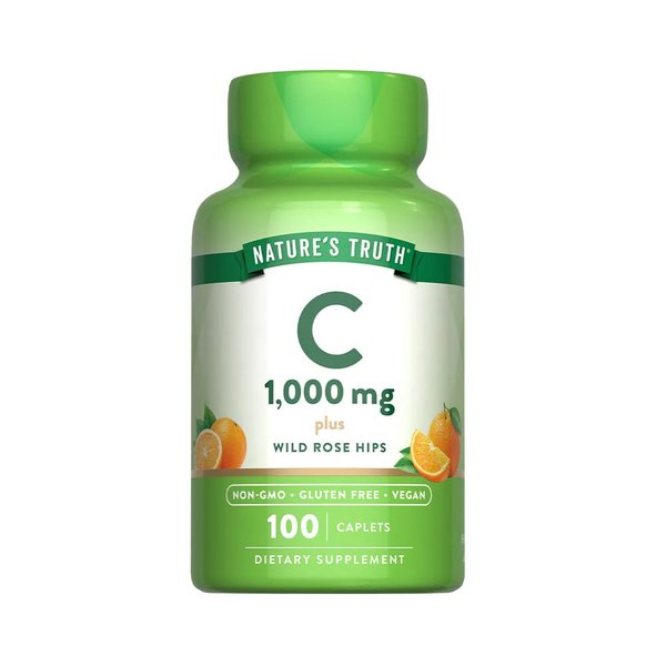 Vitamina C 1000mg Con Rosa Mosqueta 100 Cápsulas