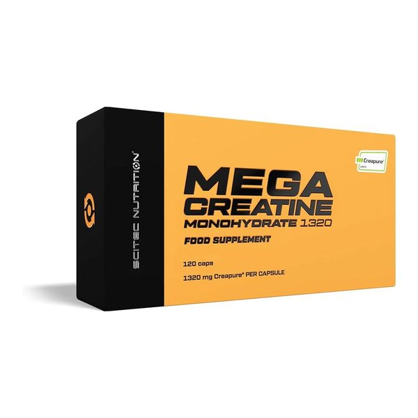 Mega Creatina Creapure 120 Cápsulas