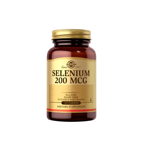 Selenio 200mcg Solgar 100Tabletas