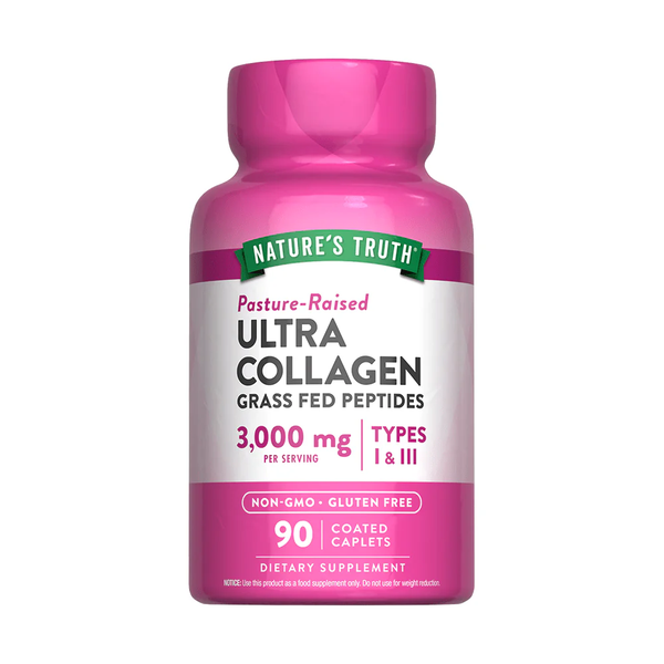 Ultra Colageno 3000mg Tipo I Iii Con Vitamina C 90Caps