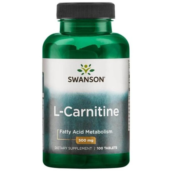 L-Carnitine 500mg Carnitina 100Tabletas