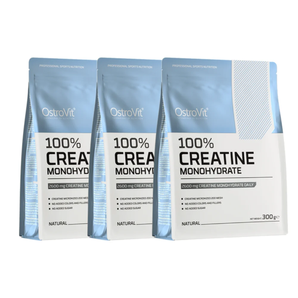 Pack 3 Creatinas Monohidratadas Ostrovit 300g