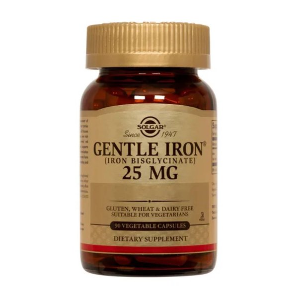 Hierro 25mg Solgar 90 Cápsulas