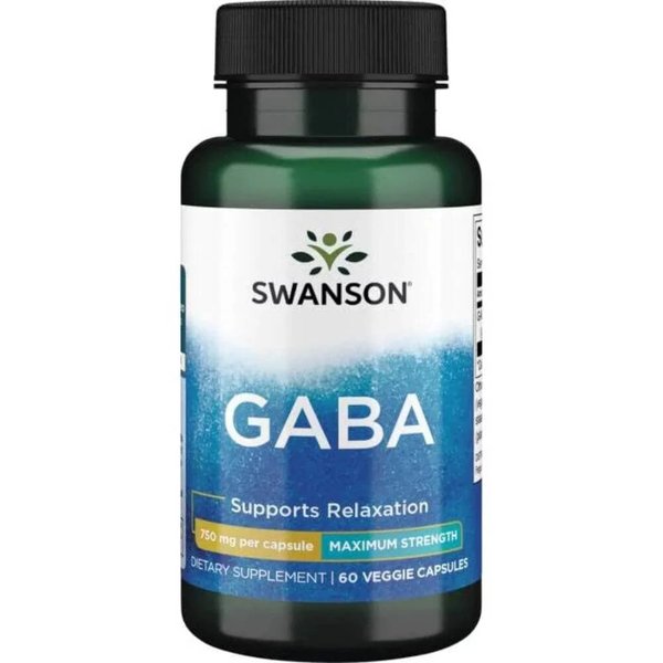 Gaba 750mg 60 Veggie Cápsulas