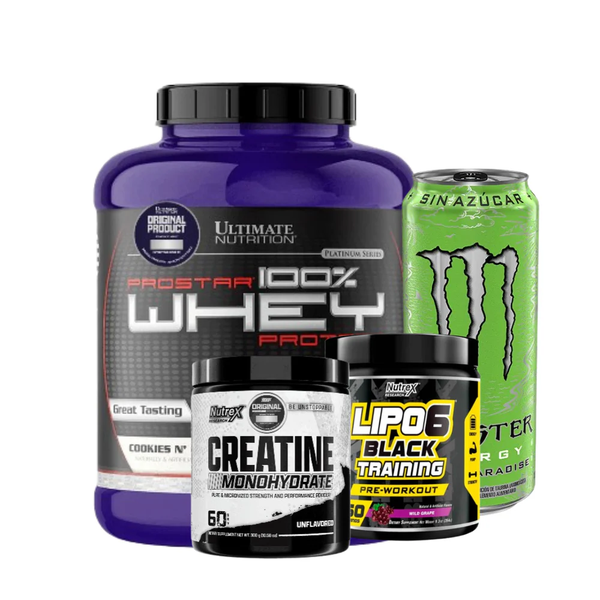 Pack Full Performance Prostar 5lb + Creatina + Pre Entreno