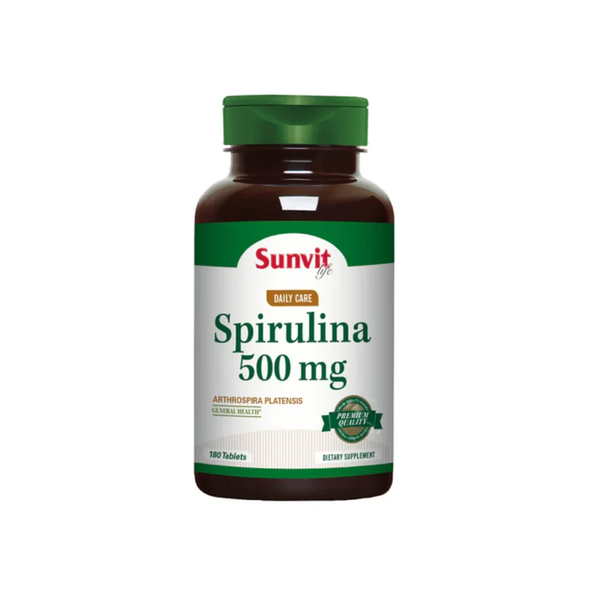 Spirulina 500mg Sunvit Life 180Tabletas