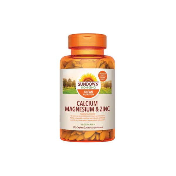 Calcio Magnesio Zinc 100Tabletas Sundown