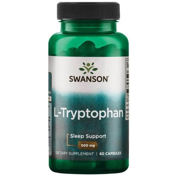 L-Tryptophan 500mg Triptofano 60 Cápsulas