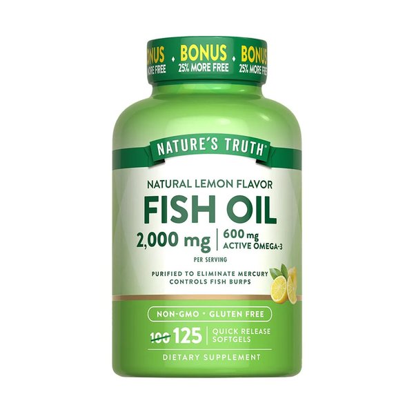 Omega 3 Fish Oil 2000mg 125Softgels