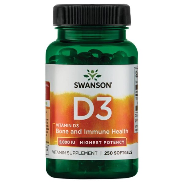 Vitamina D3 5000Ui 250Softgels