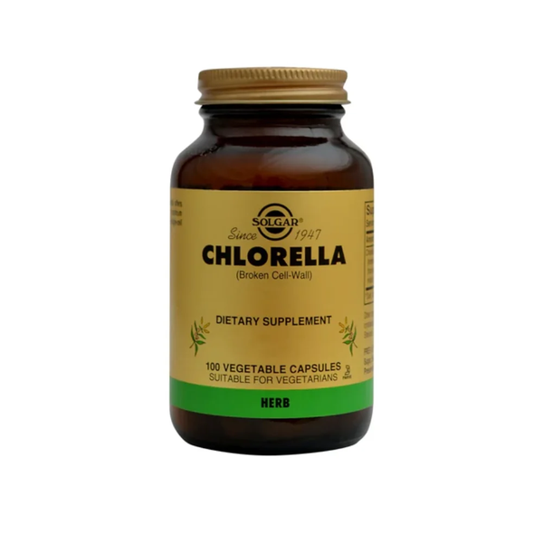 Chlorella Solgar 520mg 100 Cápsulas