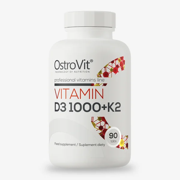 Vitamina D3 1000 Ui + K2 Ostrovit 90Tabletas