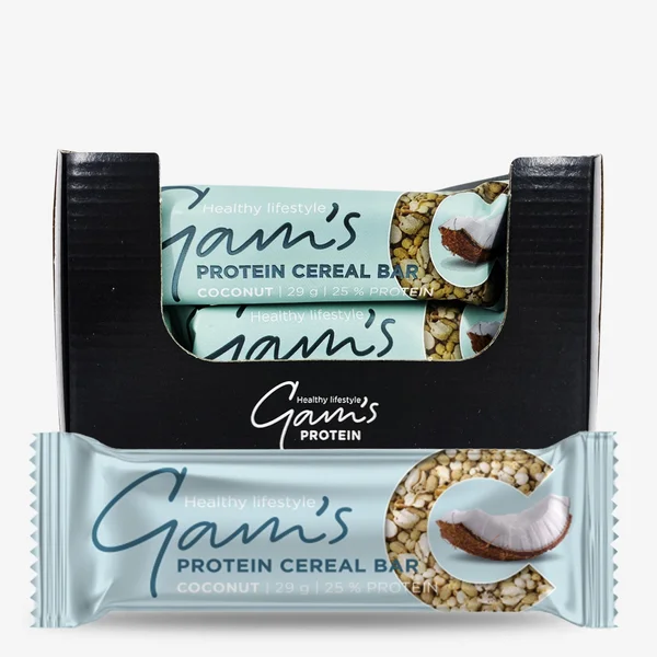 Caja Gams Protein Bar Cereal