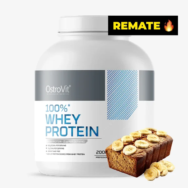 Remate Whey Protein 4.4lb Ostrovit Banana Cake