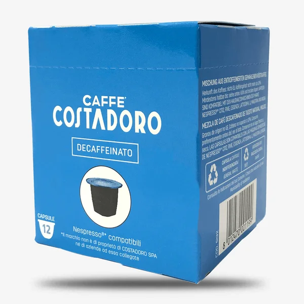Costadoro Café Descafeinado Cápsulas Nespresso 12 U
