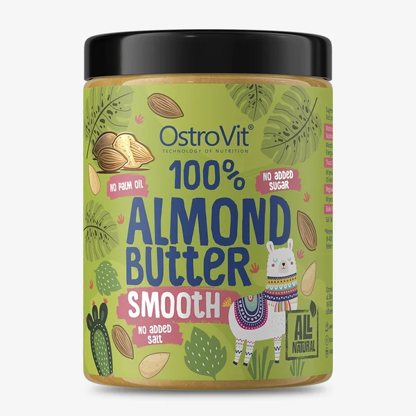 100% Mantequilla De Almendras 1kg Smooth