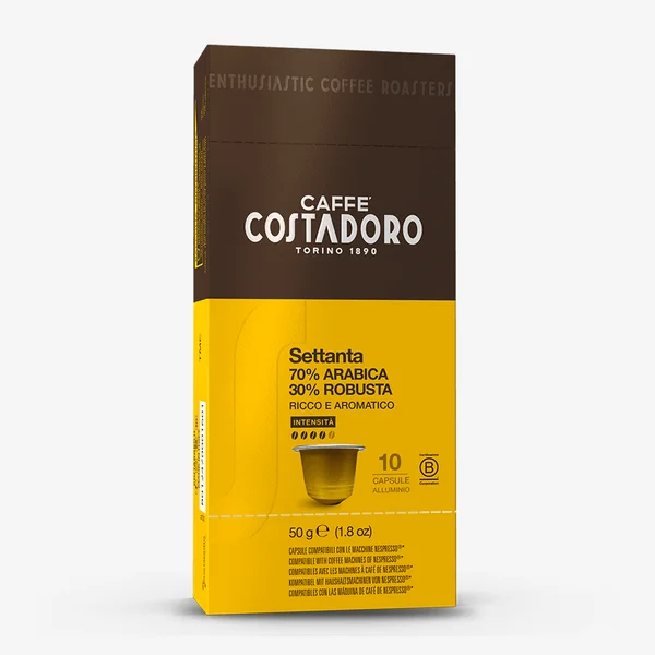 Costadoro Settanta Café Cápsulas Nespresso Compatibles 10 U