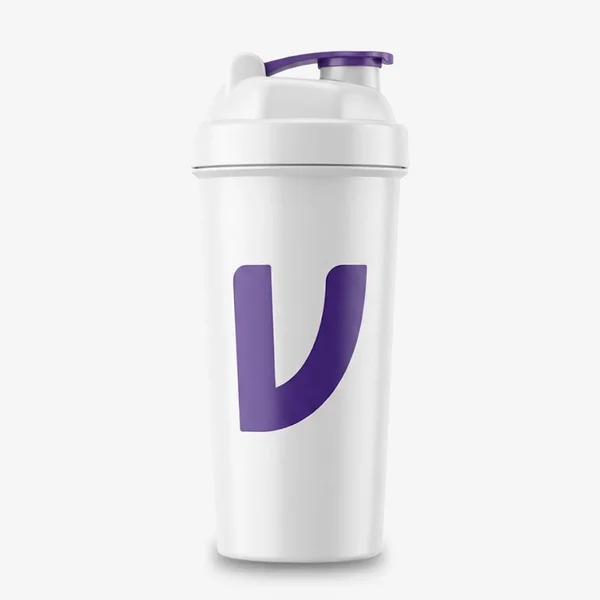 Shaker Ostrovit Blanco con Morado