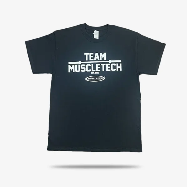 Team Muscletech T Shirt Black