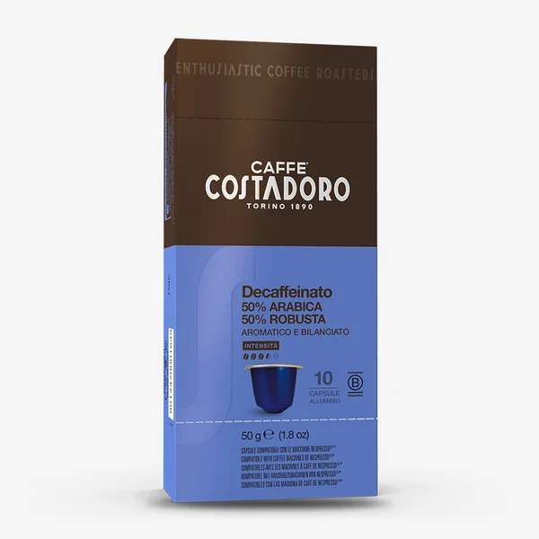 Costadoro Café Descafeinado Cápsulas Nespresso 10 U