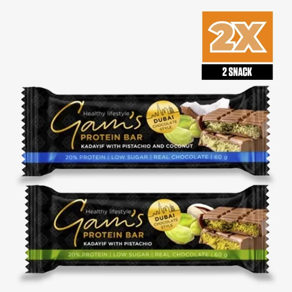 2X Barra De Proteína Dubai Gams