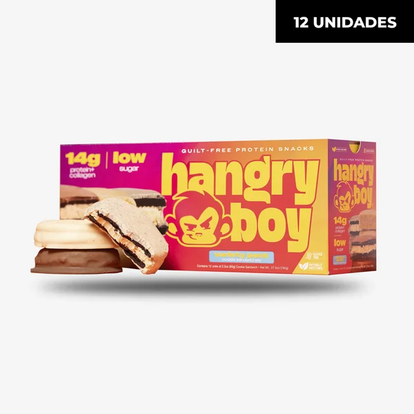 Caja Galletas Proteicas Hangryboy Mix