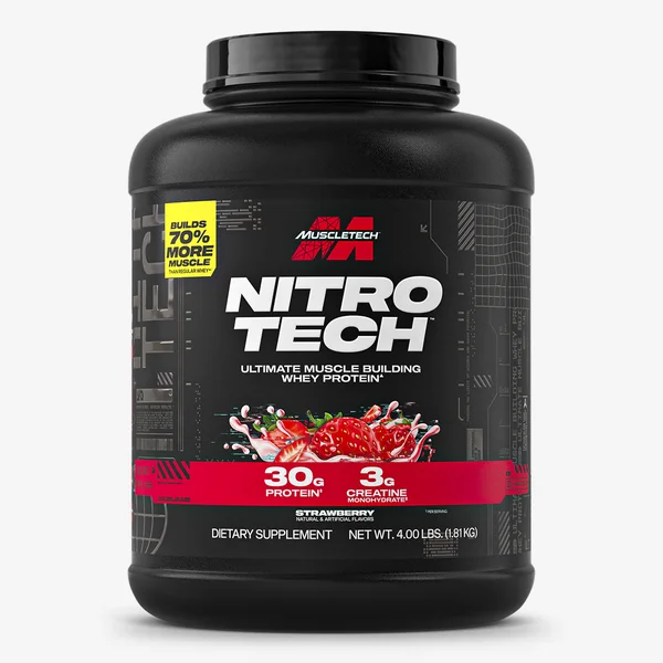 Remate Proteina Nitro Tech 4lb Strawberry
