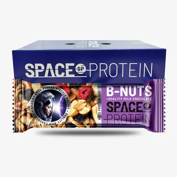 Caja Barra Space Protein Nuts