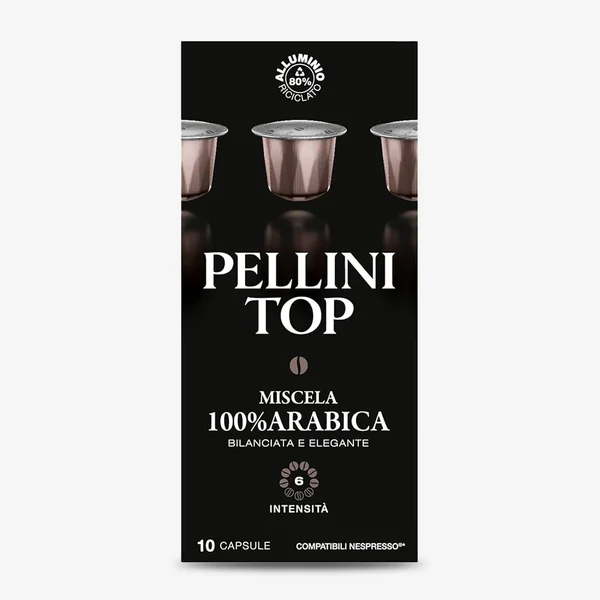 Pellini Top Café Cápsulas Nespresso Compatibles 10 U