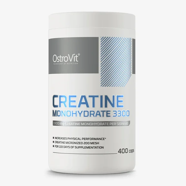 Creatina Monohidratada 3300mg 400Tabletas Sin Sabor Ostrovit