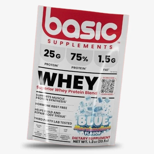Muestra Proteina Basic Whey Blue Marshmallow