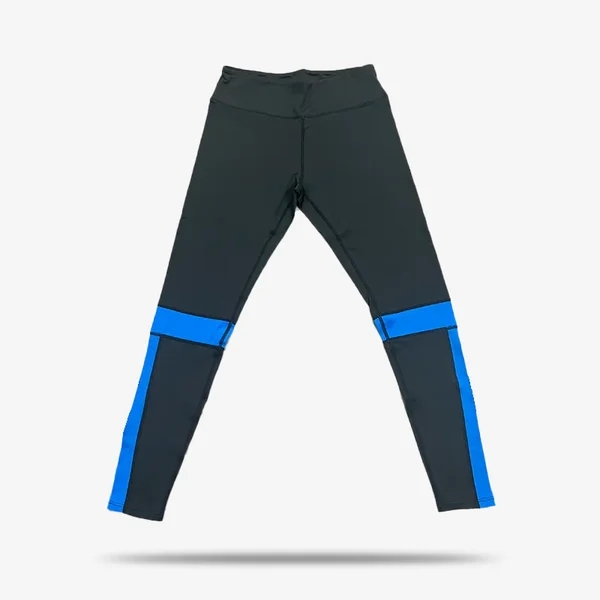 Leggins Negro Y Azul Mujer Muscletech