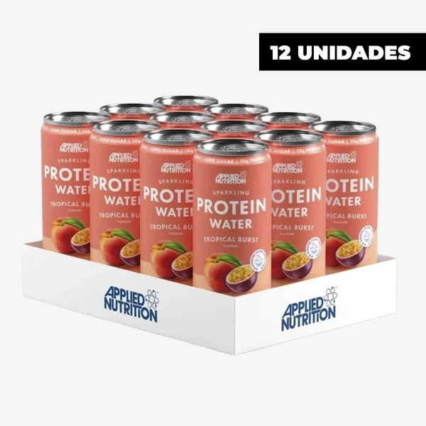 Caja Agua Proteica Con Gas